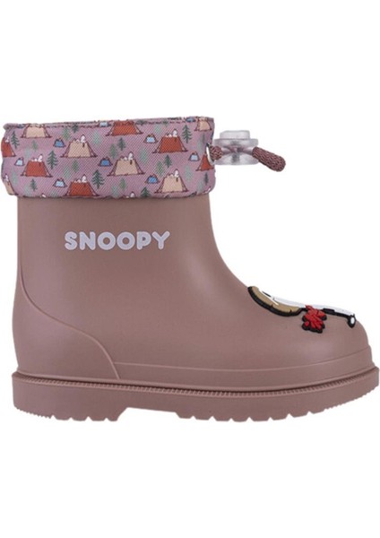 22-30 Numara İgor Unısex Rose Renk Bımbı Snoopy Yağmur Çizmesi