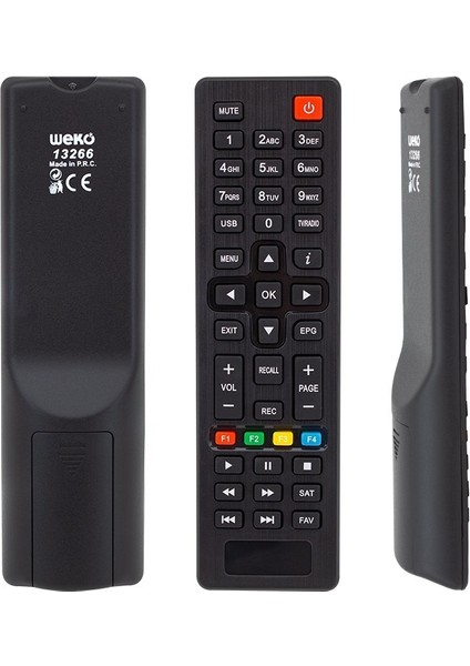 Weko Kr Hıtech Premıum Hd Korax Uydu Kumanda Sattubeli Siyah