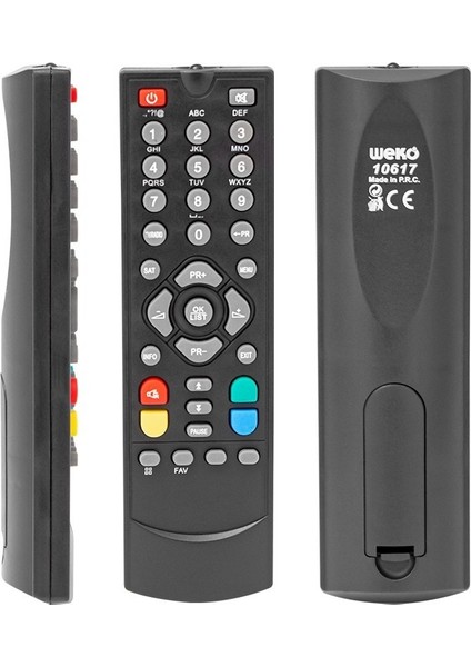 Weko Kr Nextstar 5000 Plus * Next Kanky Uydu Kumanda (10617=14050) Siyah