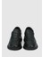 Siyah Deri Kadın Sneaker 3
