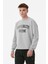 Yazılı Bisiklet Yaka Oversize Sweatshirt 3