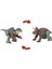 Değişim Serisi Çifte Tehlike Büyük Dinozor Figürleri HPD33 - Giganotosaurus &amp; Nasutoceratops 1