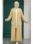 Cep Detaylı Bisküvi Tesettür Kimono Üçlü Takım 80101BS 3