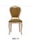 Sandalye ST Zus029 Oval Çizgi Model Kayın Çizgi Ayk Örgü Kumaş Parlak Krem Elyapı 3