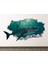 Vahşi Köpek Balıkları Full Hd Baskı 3D Sticker Kaplama 1