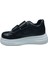 1087 Kız Çocuk siyah-Beyaz Tbn Cırtlı Sneaker Spor Ayakkabı 3