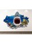 Vahşi Köpek Balıkları Full Hd Baskı 3D Sticker Kaplama 1