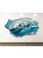 Vahşi Köpek Balıkları Full Hd Baskı 3D Sticker Kaplama 1