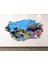 Büyük Akvaryum Balıklar ve Deniz Canlıları Full Hd Baskı 3D Duvar Sticker 1