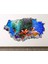 Büyük Akvaryum Balıklar ve Deniz Canlıları Full Hd Baskı 3D Duvar Sticker 1