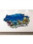 Büyük Akvaryum Balıklar ve Deniz Canlıları Full Hd Baskı 3D Duvar Sticker 1