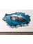 Denizin Altında Vahşi Yaşam Full Hd Baskı 3D Sticker Kaplama 1