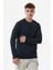 Basic Bisiklet Yaka Sweatshirt 2