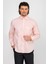 Erkek Pembe Uzun Kol Regular Fit Gömlek 1