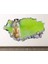 Vahşi Yaşam Muhteşem Hayvanlar Full Hd Baskı 3D Modern Duvar Sticker 1