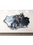 Vahşi Dinozorlar Full Hd Baskı 3D Modern Duvar Sticker 1