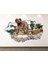 Vahşi Dinozorlar Full Hd Baskı 3D Modern Duvar Sticker 1