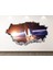 Uzay Araçları Full Hd Baskı 3D Modern Duvar Sticker 1