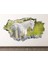 Muhteşem Beyaz Atlar Full Hd Baskı 3D Modern Duvar Sticker 1