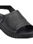 38507 Alice-G Siyah Kadın Comfort Deri Sandalet 4