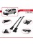 Nissan NV200 2010-2019 Arası ile Uyumlu Fly Model Ara Atkı Tavan Barı Gri 5