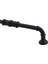 Mobilya Mutfak Dolabı Çekmece Dolap Kapak Kulpu Kulbu Mat Siyah 128 mm Metal Kulp 4