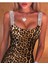 Rosy Livein Style Leopar Kadifedentaş Askılı Midi Boy Bodycon Elbise 2