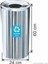 Garanti Metal 1803 Plastik Için Geri Dönüşüm Çöp Kovası (27 Litre) 1