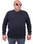 Mocgrande Büyük Beden Selanik Classic Sweat 23200 Lacıvert 1