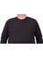 Mocgrande Büyük Beden Selanik Classic Sweat 23200 Sıyah 4
