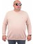 Mocgrande Büyük Beden Selanik Classic Sweat 23200 Bej 1