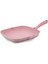 Germanitium Granit Grill Tava 28X28 cm 3 mm - Pembe 1