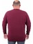 Mocgrande Büyük Beden Selanik V Yaka Classic Sweat 23201 Murdum 2