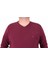 Mocgrande Büyük Beden Selanik V Yaka Classic Sweat 23201 Murdum 4