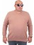 Büyük Beden Selanik V Yaka Classic Sweat 23201 S.kahve 1