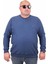 Büyük Beden Selanik Classic Sweat 23200 Marin 1