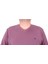 Büyük Beden Selanik V Yaka Classic Sweat 23201 Eflatun 4
