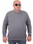 Büyük Beden Selanik Classic Sweat 23200 Antrasıt 1