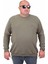 Büyük Beden Selanik Classic Sweat 23200 Hakı 1