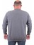Büyük Beden Selanik V Yaka Classic Sweat 23201 Antrasıt 2