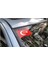 Türk Bayrağı Ön Cam Üst Köşe 1 Adet 12*8 cm 1