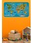 Eğitici Dünya Haritası Dünya Atlası Çocuk ve Bebek Odası Duvar Sticker 3805 x L 2
