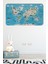 Eğitici Dünya Haritası Dünya Atlası Çocuk ve Bebek Odası Duvar Sticker 3802 x L 2