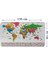 Eğitici Öğretici Dünya ve Türkiye Haritası Çocuk Odası Duvar Sticker 3885 x L 5