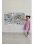 Eğitici Dünya Haritası Dünya Atlası Çocuk ve Bebek Odası Duvar Sticker 3821 x L 3