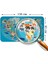 Eğitici Dünya Haritası Dünya Atlası Çocuk ve Bebek Odası Duvar Sticker 3787 x L 4