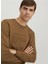 Bisiklet Yaka Kahve Erkek Sweatshırt 12241106_JPRBLABLAKE Sweat Crew Nec 3