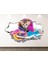 Sevimli Kedicikler Full Hd Baskı 3D Çocuk Odası Duvar Sticker 50 x 70 cm 1
