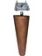Ceviz Renk 12 cm Ahşap Konik Ayak Koltuk Ayağı-Baza-Tv Ünitesi-Mobilya-Çap:4.6 cm 3301000000516 2