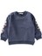 Kol Nakışlı Sweatshirt Lacivert 1